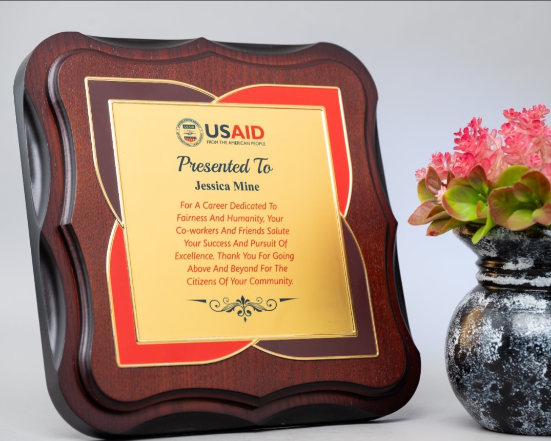 Fancy Wooden Award